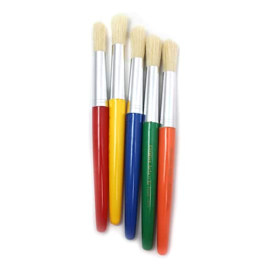 Charles Leonard 7.5&#x22; Round Paint Brush Set, 6 Packs of 5